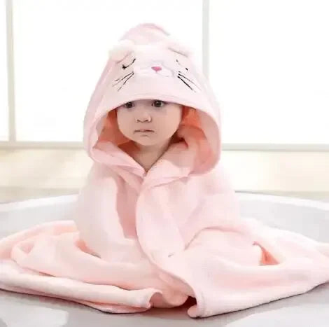 Cozy Kids' Hooded Bathrobe - Fun and Comfort Combined