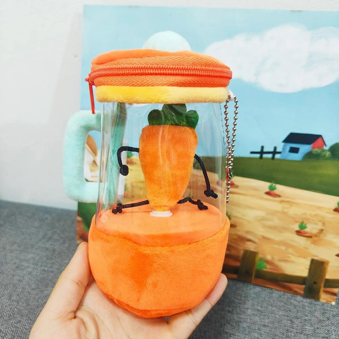 Plush Carrot Blender Toy