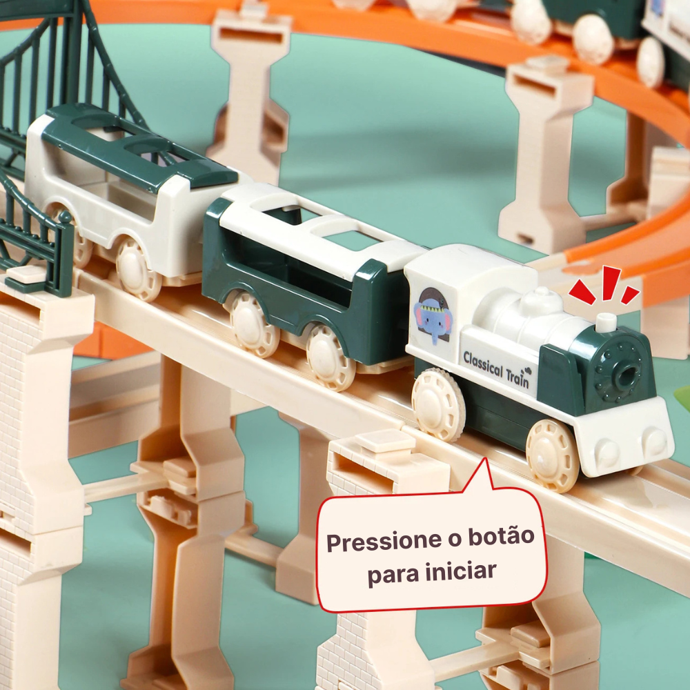 Build-Your-Own Electric Train Tracks - Engaging Educational Toy