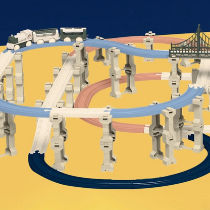 Build-Your-Own Electric Train Tracks - Engaging Educational Toy