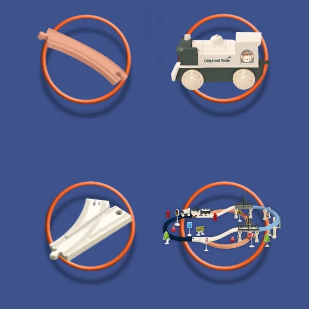 Build-Your-Own Electric Train Tracks - Engaging Educational Toy