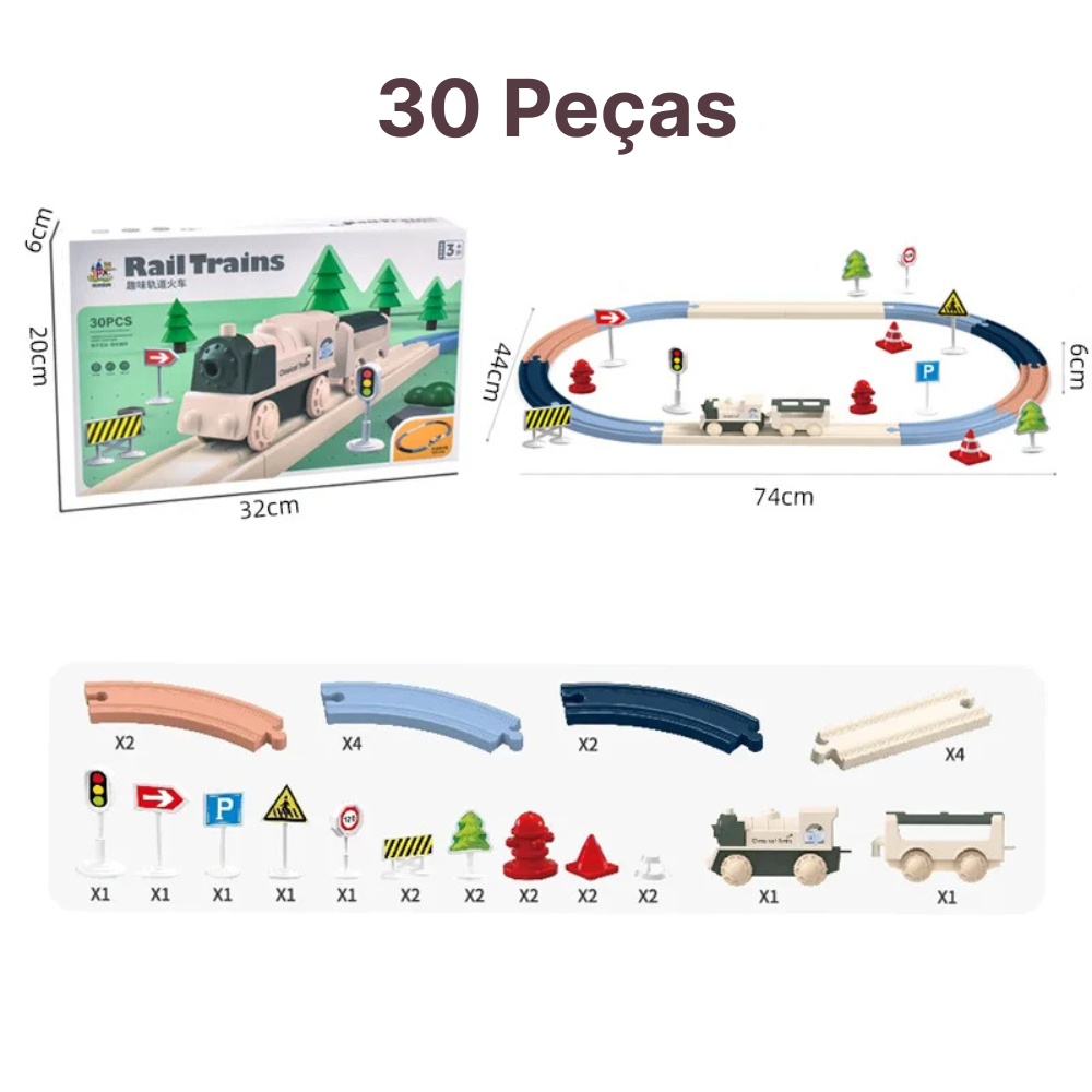 Build-Your-Own Electric Train Tracks - Engaging Educational Toy