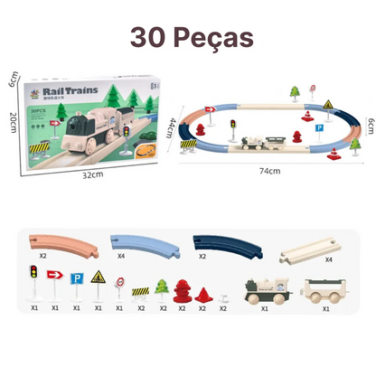 Build-Your-Own Electric Train Tracks - Engaging Educational Toy