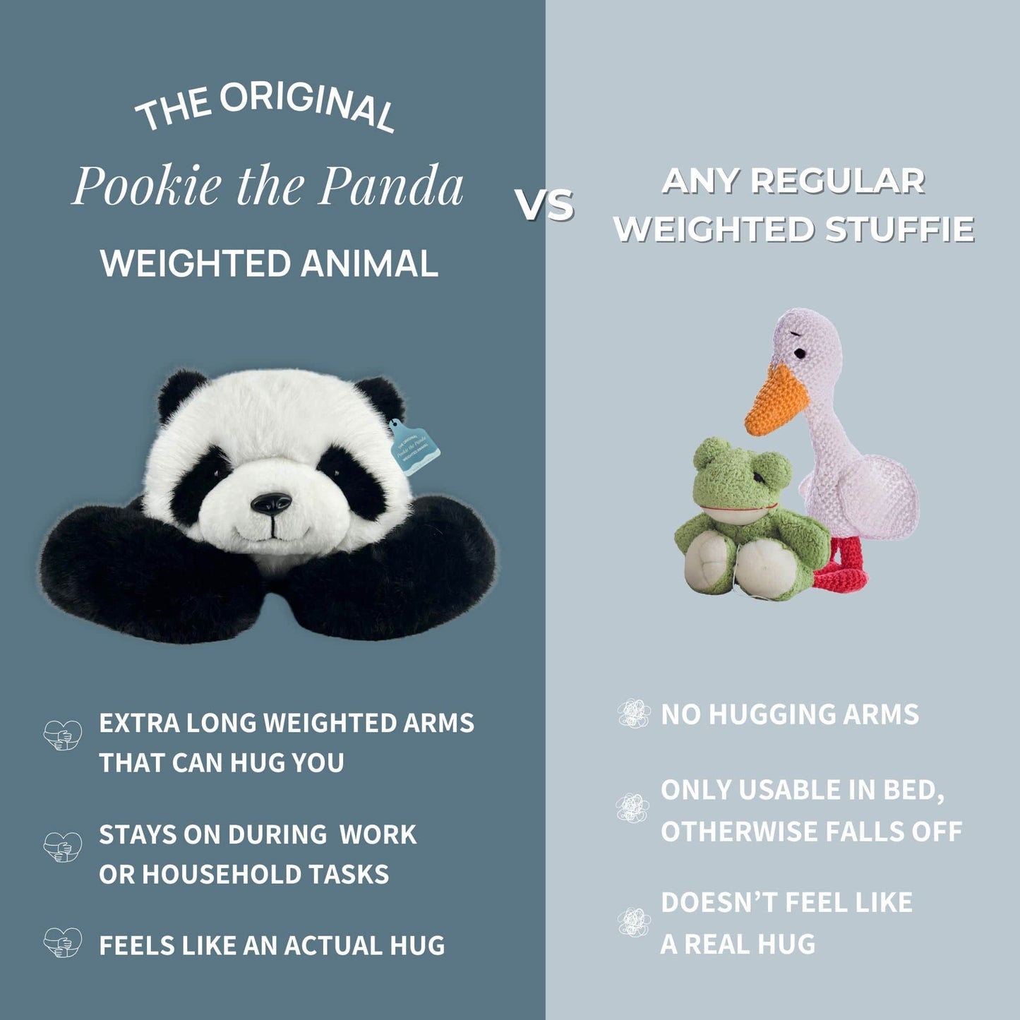 Pookie the Panda Weighted Animal