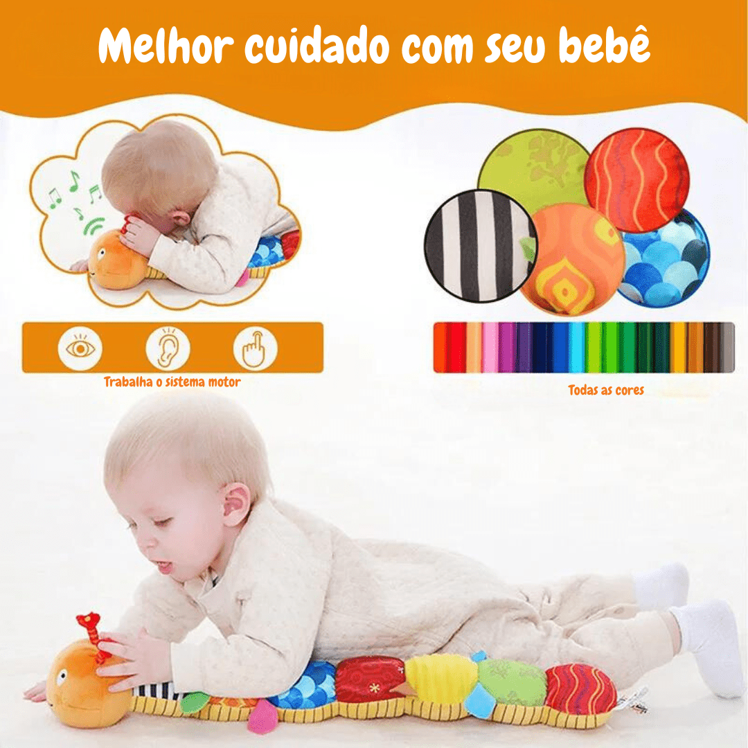 Plush Musical Caterpillar Toy for Infants