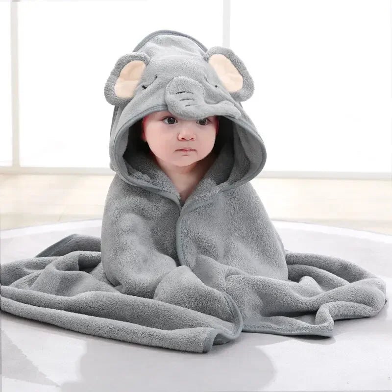 Cozy Kids' Hooded Bathrobe - Fun and Comfort Combined