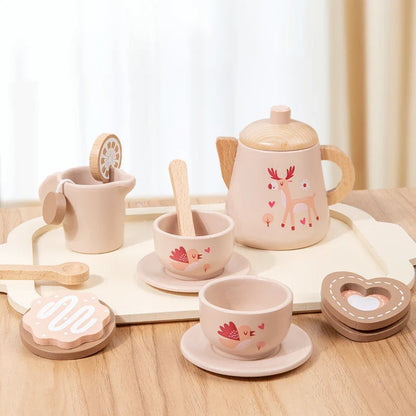 Wooden Tea Set for Kids