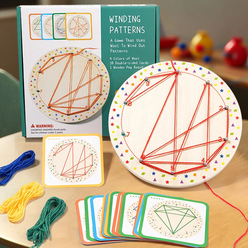 Montessori Knot and Climb Game