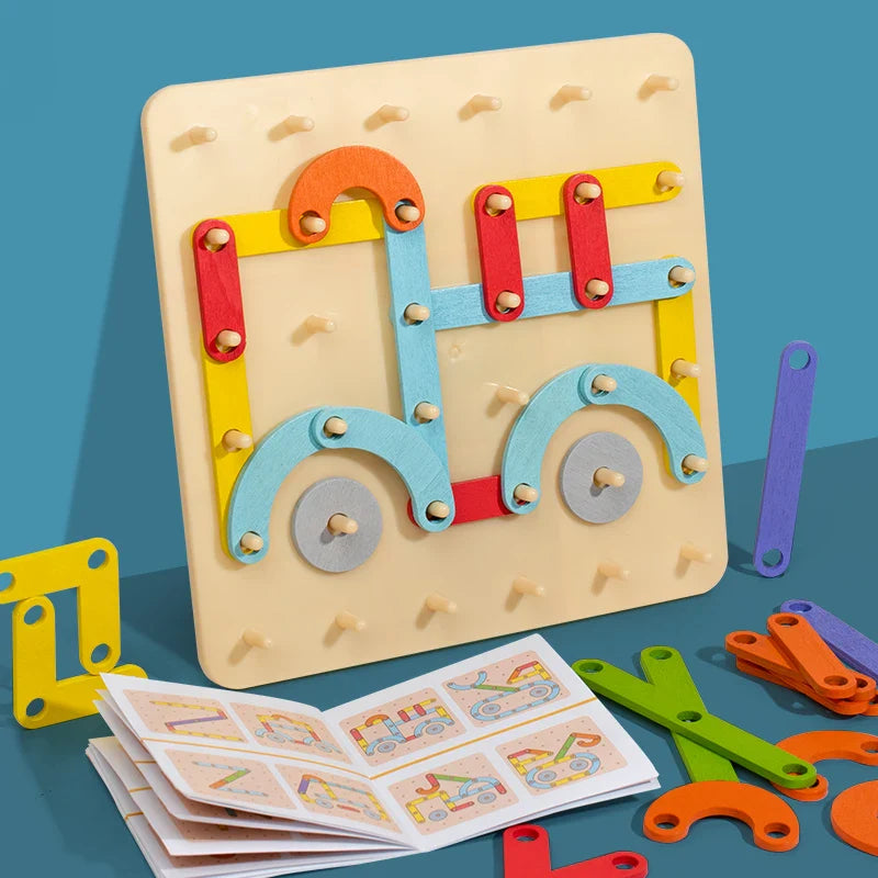 Imaginative Montessori Wooden Activity Board for Kids