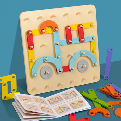 Imaginative Montessori Wooden Activity Board for Kids