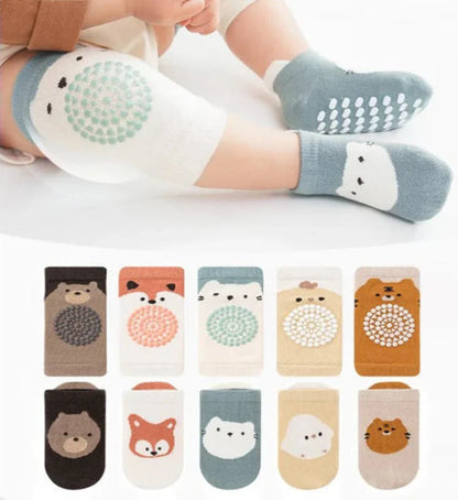 Baby Non-Slip Socks with Knee Pads