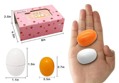 Wooden Egg Playset for Kitchen Fun