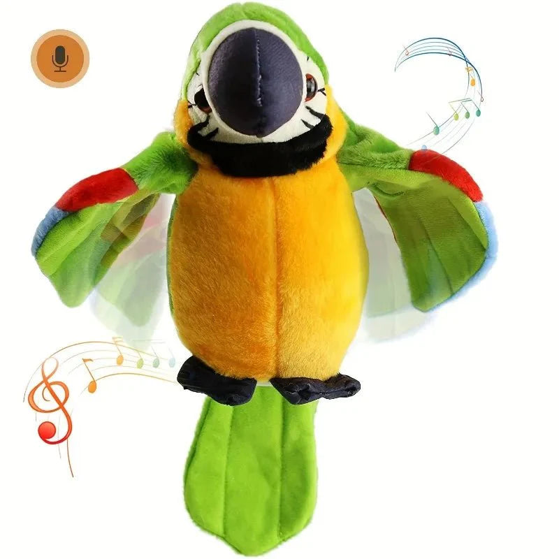 Interactive Talking Plush Parrot