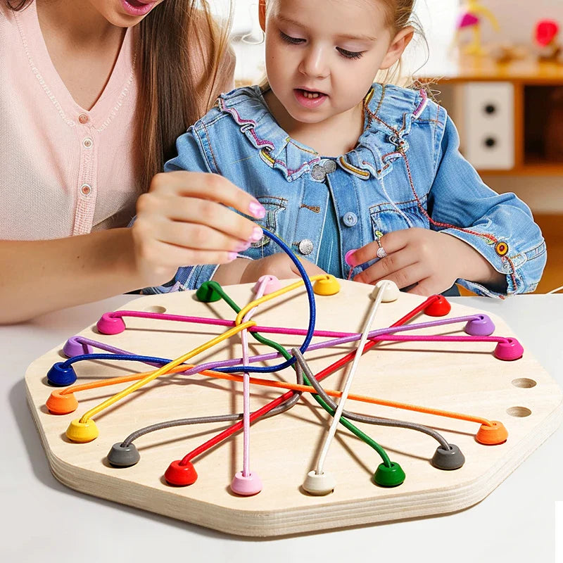 Montessori Sensory Rope Activity