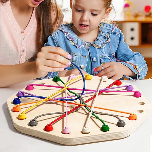 Montessori Sensory Rope Activity