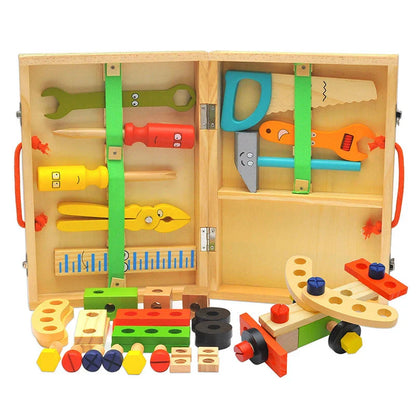 Montessori Wooden Tool Set