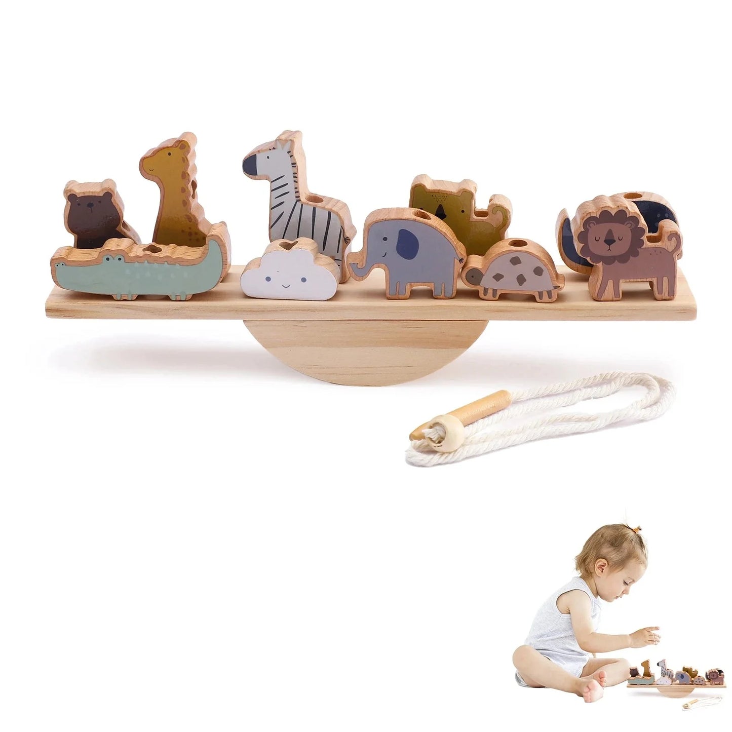Montessori Stacking Block Set