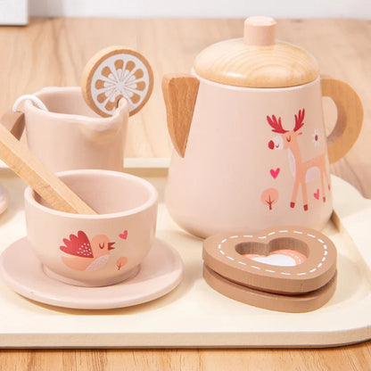 Wooden Tea Set for Kids