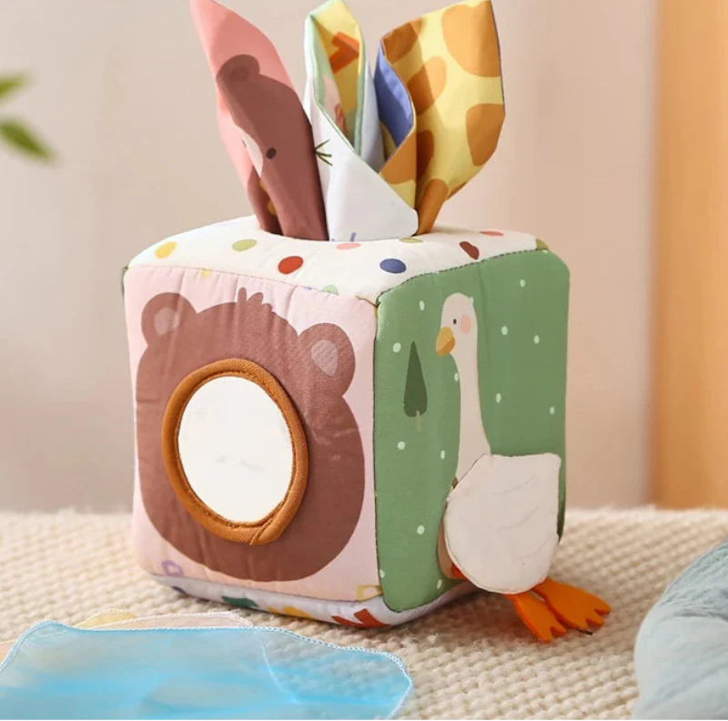 Montessori Sensory Fabric Discovery Box