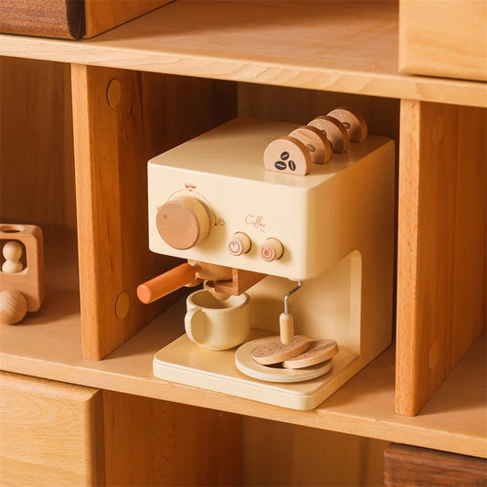 Wooden Espresso Maker Toy