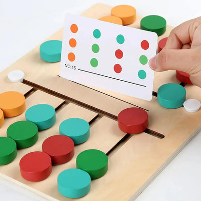 Wooden Slide Puzzle for Montessori Learning
