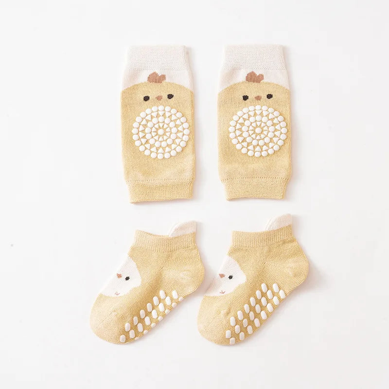 Baby Non-Slip Socks with Knee Pads
