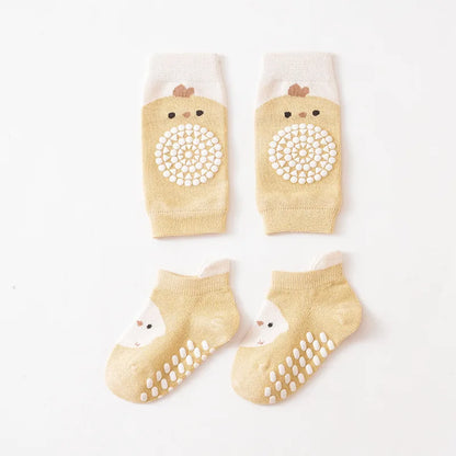 Baby Non-Slip Socks with Knee Pads