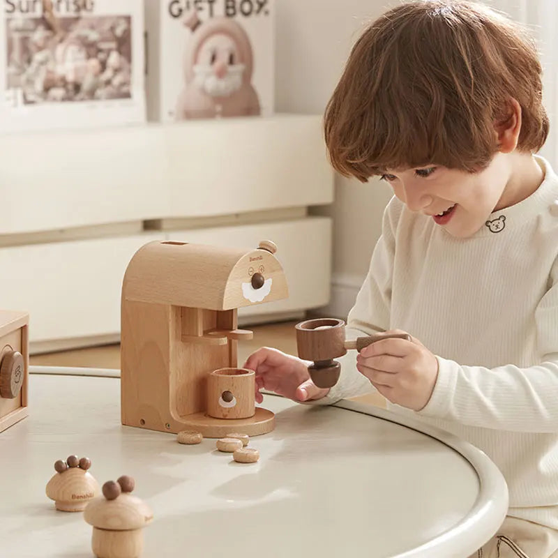 Kids' Wooden Coffee Maker Toy