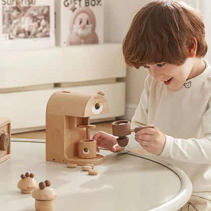 Kids' Wooden Coffee Maker Toy