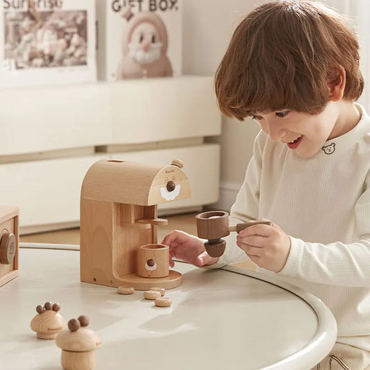 Kids' Wooden Coffee Maker Toy
