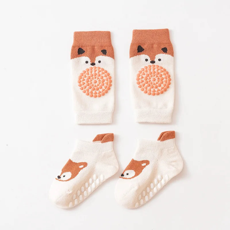 Baby Non-Slip Socks with Knee Pads