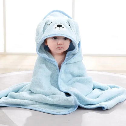 Cozy Kids' Hooded Bathrobe - Fun and Comfort Combined