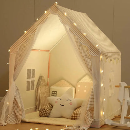 Kids' Tent with Starry Lights