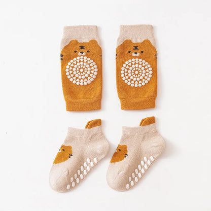Baby Non-Slip Socks with Knee Pads