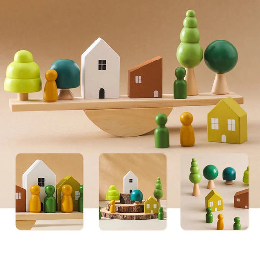 Montessori Stacking Block Set