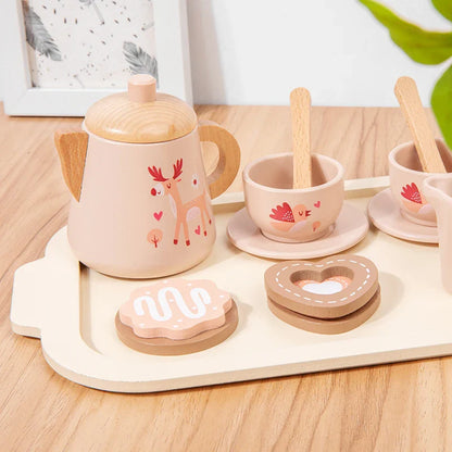 Wooden Tea Set for Kids