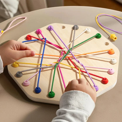 Montessori Sensory Rope Activity