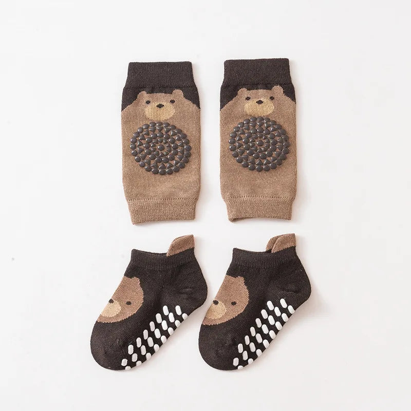 Baby Non-Slip Socks with Knee Pads