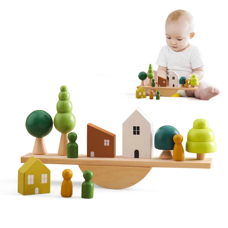Montessori Stacking Block Set