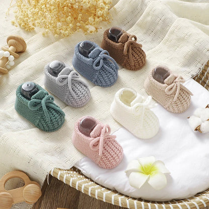 Cozy Knitted Baby Shoes