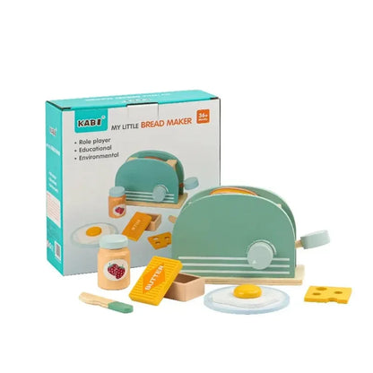 Newbornia Kids' Wooden Toy Toaster
