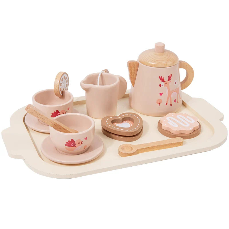 Wooden Tea Set for Kids