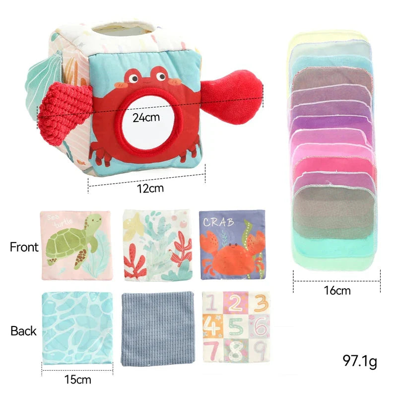 Montessori Sensory Fabric Discovery Box