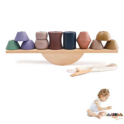 Montessori Stacking Block Set