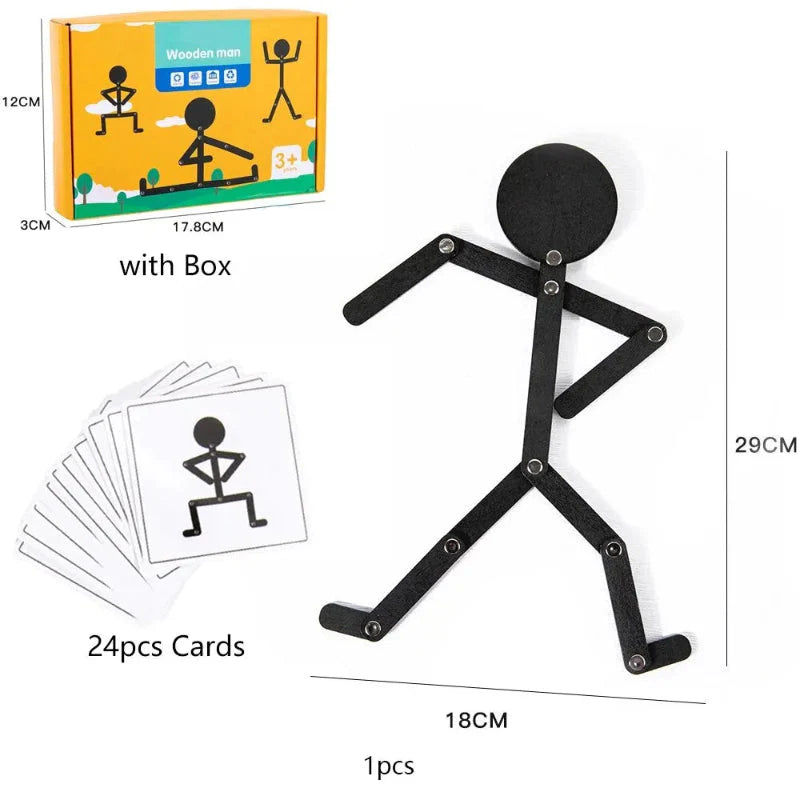 Montessori Wooden Doll