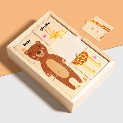 Wooden Animal Puzzle for Learning