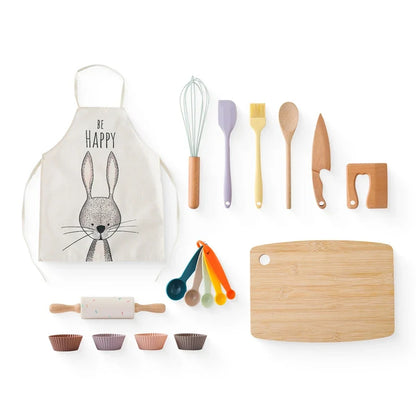 Set of Wooden Kitchen Utensils