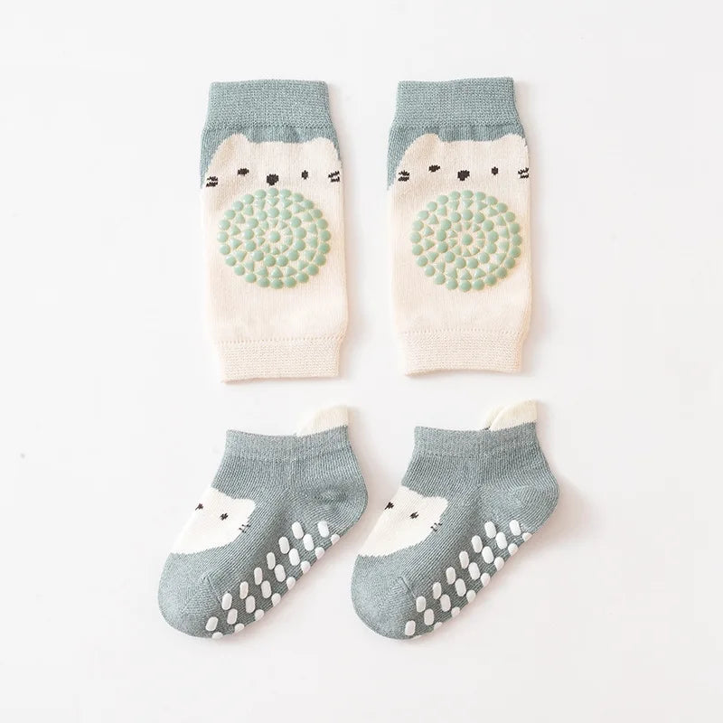 Baby Non-Slip Socks with Knee Pads