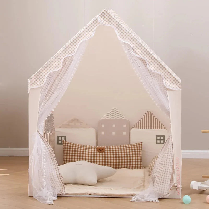 Kids' Tent with Starry Lights
