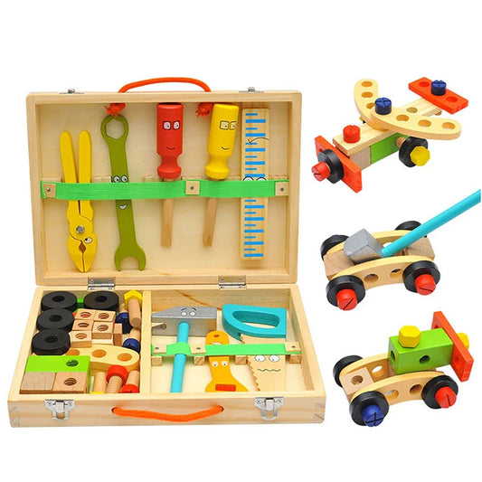 Montessori Wooden Tool Set